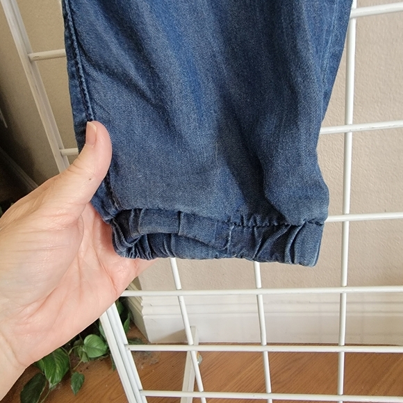 Banana Republic Denim Light Weight Jogger Sz 4 - Picture 5 of 5